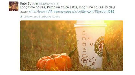Starbucks Pumpkin Spice Latte returns tomorrow